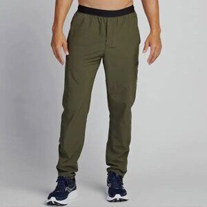 Korsa Road Runner Field Tech Woven Jogger Track Pants Mens Size M Cyprus Green